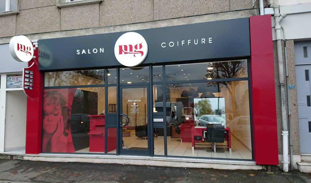 MG Coiffure, création de l'identité graphique par viréoverso