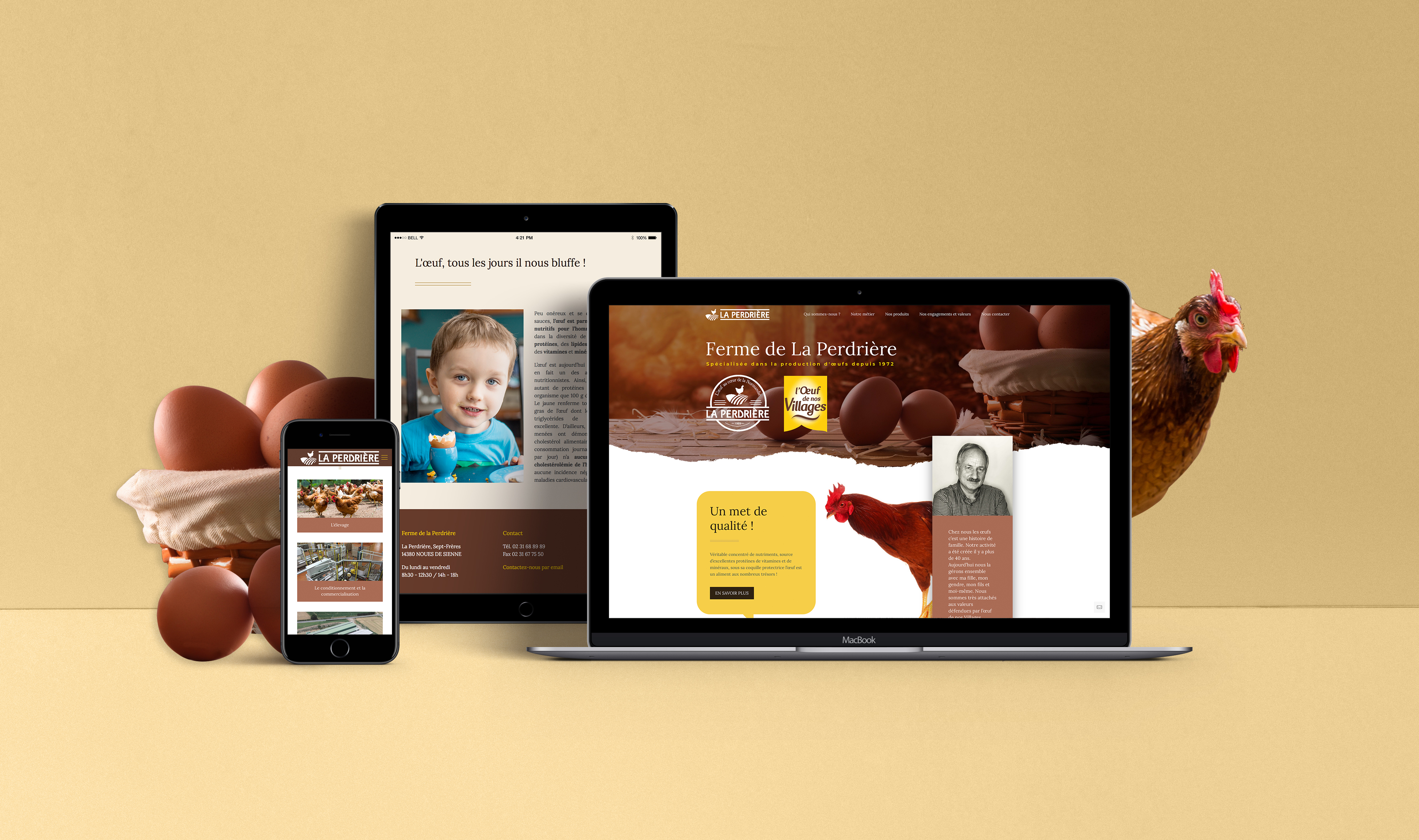 mockup-site-internet-ferme-perdriere-normandie