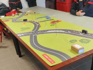 Supports pédagogiques pour le SDIS 14, sapeurs pompiers à Vire