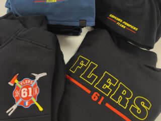 Broderies pour les Sapeurs-Pompiers de Flers - Orne